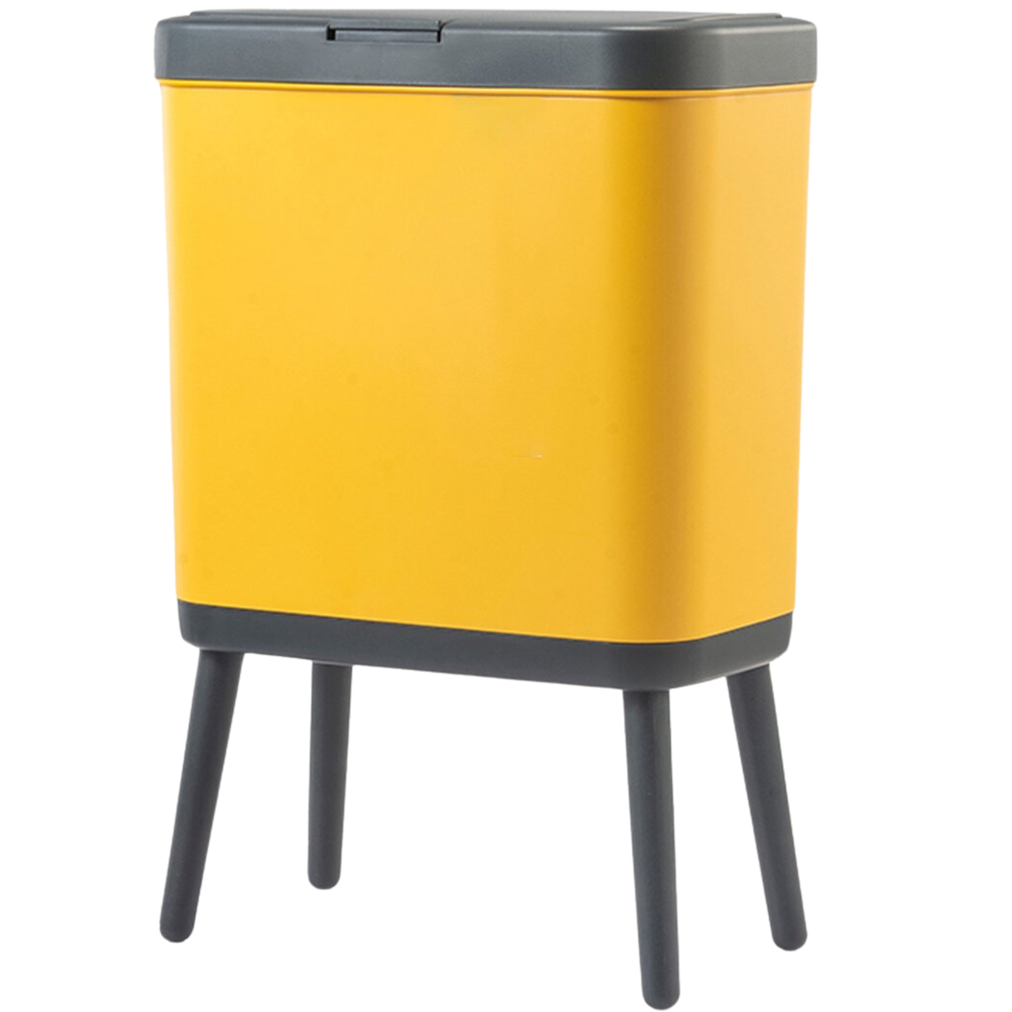 Prullenbak op Pootjes 15L - Geel